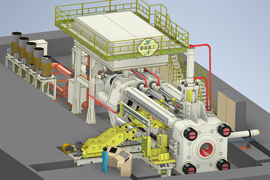 Extruder and hydraulic system